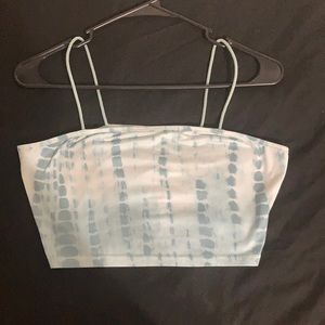 tie dye crop top